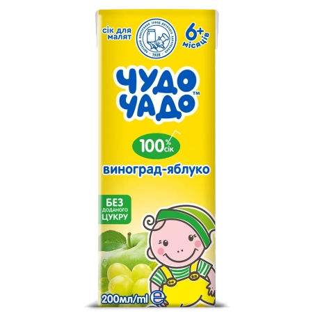 ЧУДО-ЧАДО Сок Виноград - яблоко 200мл